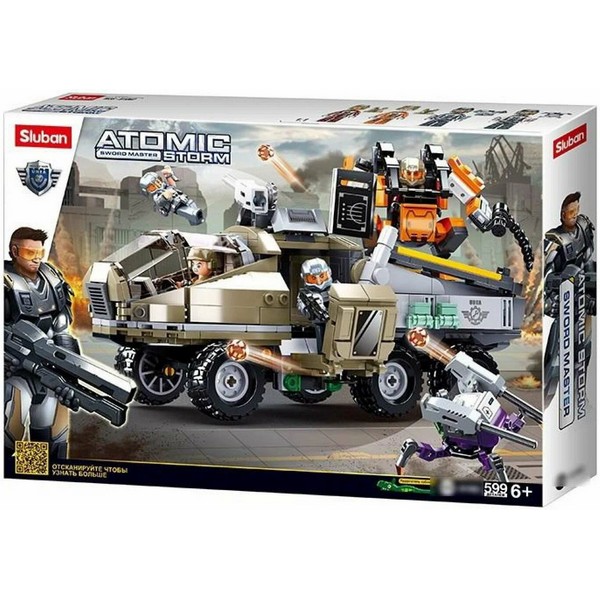 Конструктор Sluban Atomic Storm Спасательная операция M38-B1062 599 деталей