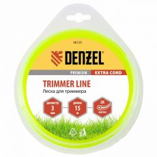 Леска для садовых триммеров Denzel Extra cord 96129 (3 мм, 15 м, круг)