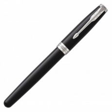 Ручка роллер PARKER Sonnet Core T530 коробка подарочная черный/серебристый CW1931501